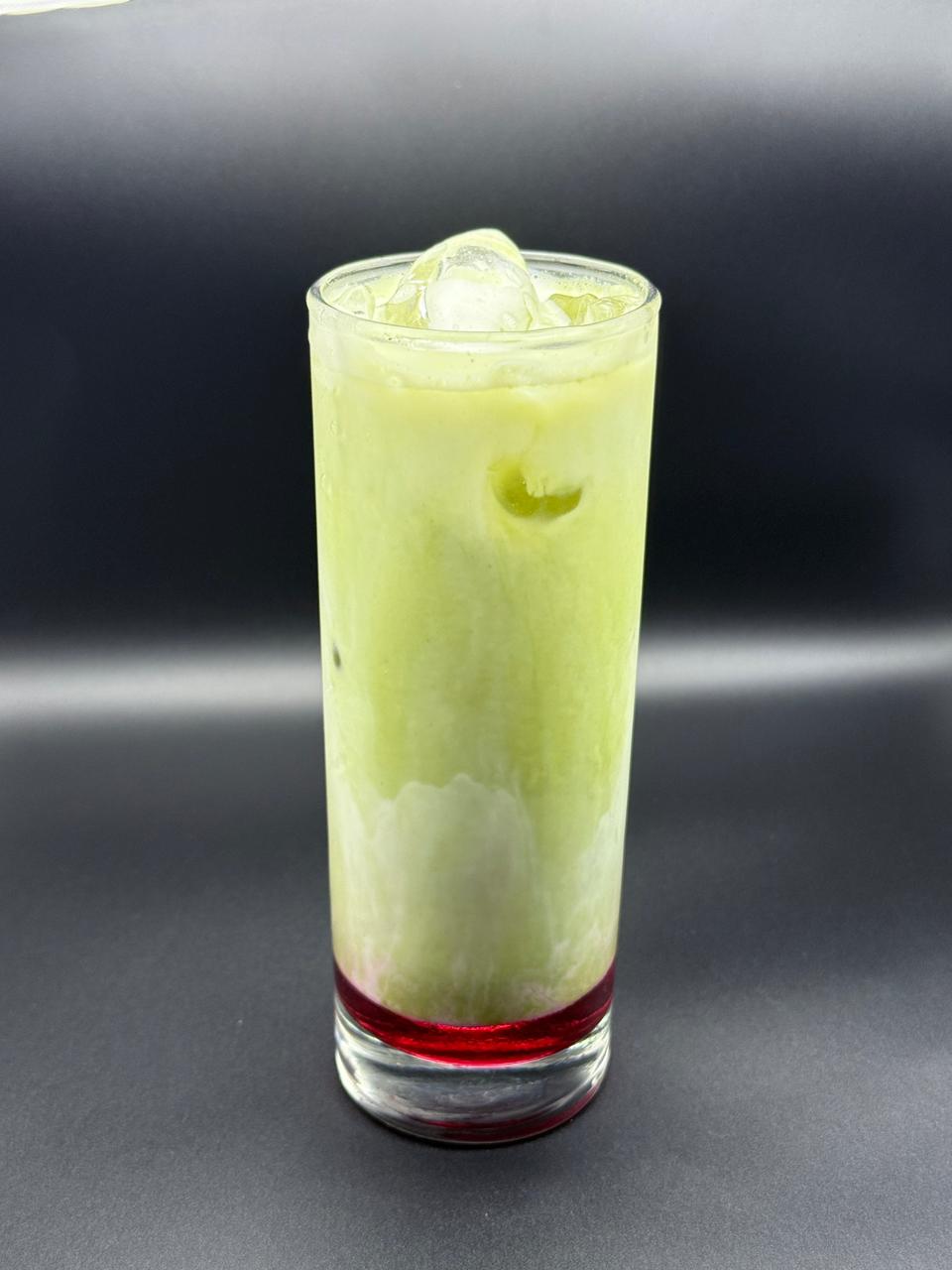 Iced Strawberry Matcha Latte